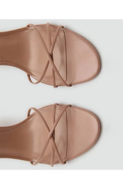 Mango Ankle Strap Sandal In Brown