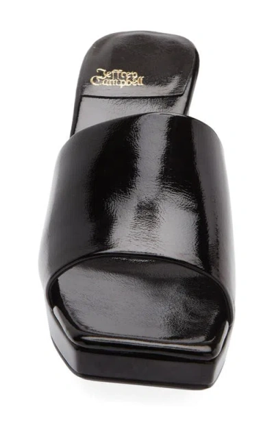 Jeffrey Campbell Dress-code Leather Sandals In Black