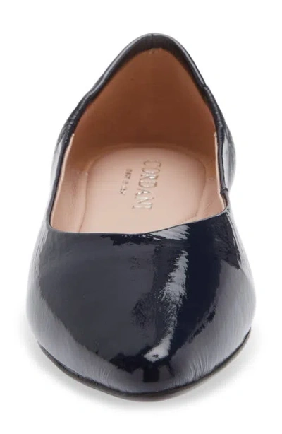 Cordani Mavis Pointed Toe Flat In Blue