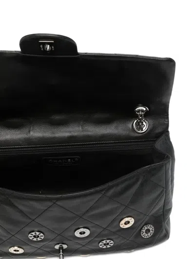 Pre-owned Chanel Medium Double-handle Shoulder Bag In Black