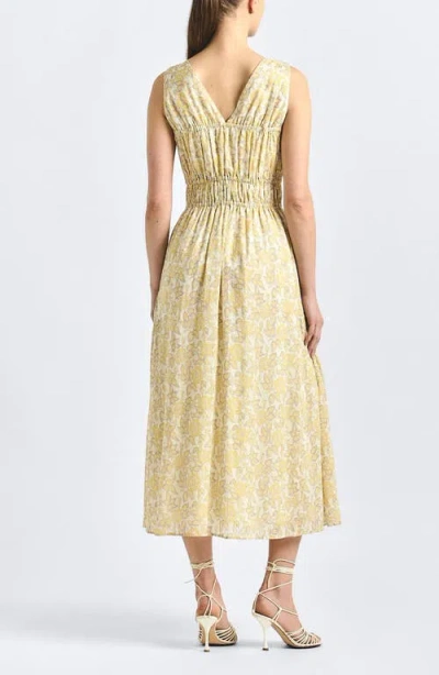 Derek Lam 10 Crosby Sorrel Printed Dress In Neutral