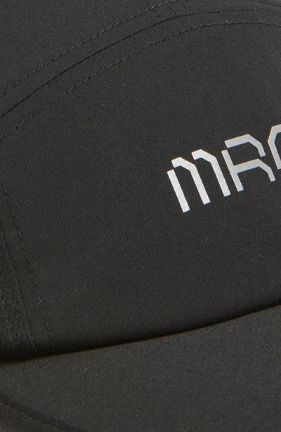 Malbon Golf Mrc Five-panel Adjustable Camper Hat In Black