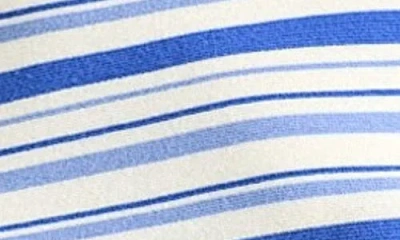 Derek Lam 10 Crosby Andora Striped Boatneck Sweater In Blue