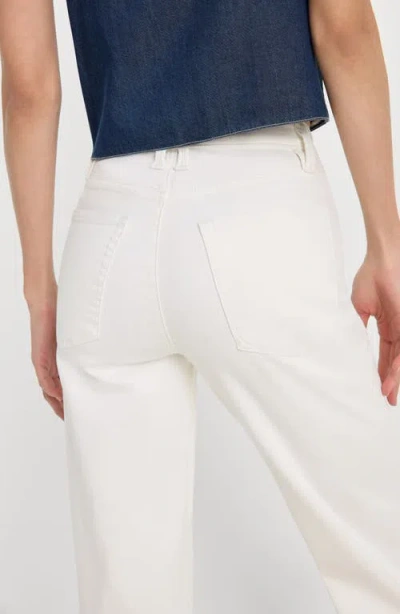 Good American Womens White001 Vintage Straight-leg Ankle Denim Jeans