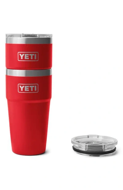 Yeti Rambler 20-ounce Stackable Cup In Red