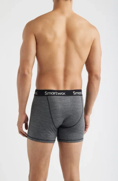 Smartwool Active Boxer Briefs In Gray