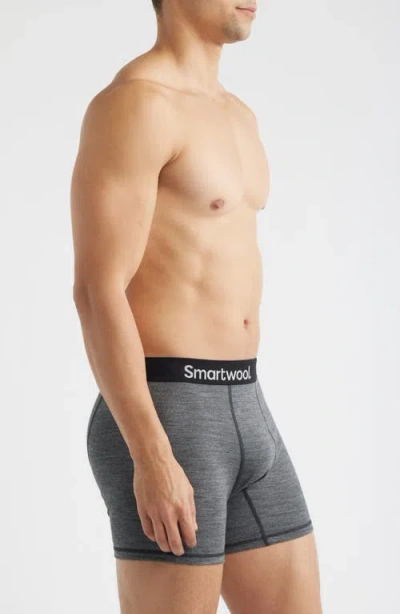 Smartwool Active Boxer Briefs In Gray