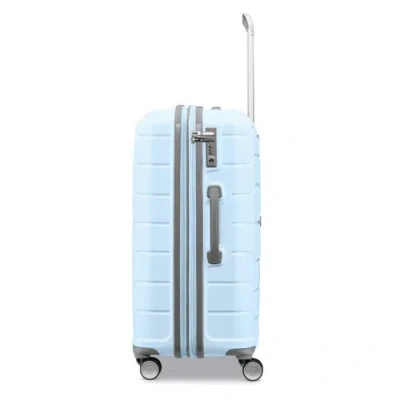 Samsonite Freeform Hardside Expandable 24" Checked Spinner In Blue