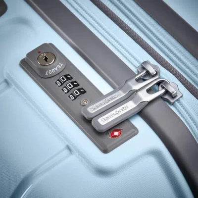 Samsonite Freeform Hardside Expandable 24" Checked Spinner In Blue