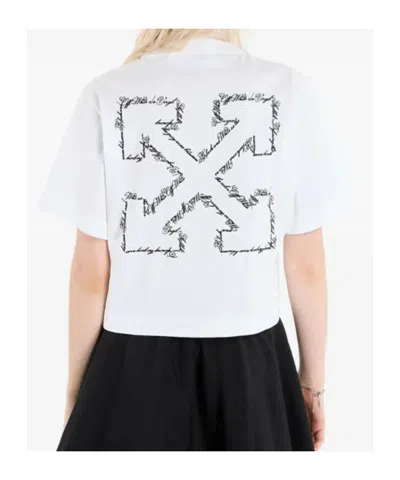 Off-white Arrow-graphic T-shirt In White