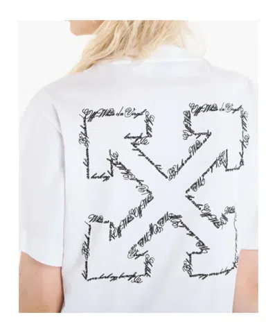 Off-white Arrow-graphic T-shirt In White