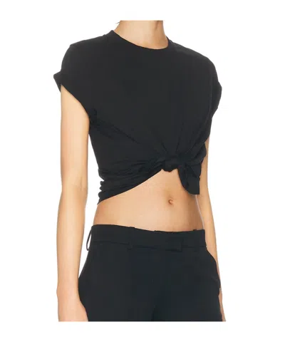 Givenchy Bow Tie T-shirt In Black