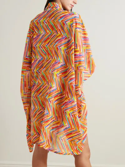 Missoni Zigzag-pattern Mini Dress In Multi