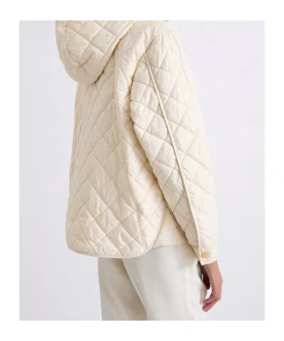 Marella Quilted Down Jacket In Neutral