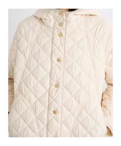 Marella Quilted Down Jacket In Neutral
