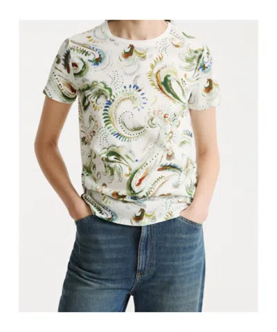 Marella Printed Jersey T-shirt In Multi