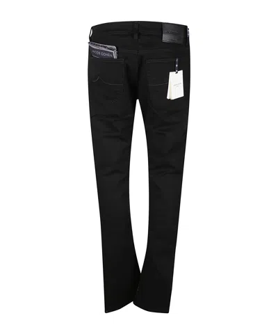 Jacob Cohen Belt Loop Jeans In Black