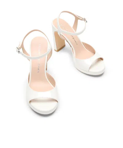 Stuart Weitzman Babette Platform In White