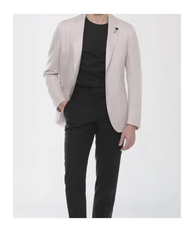 Lardini Single-breasted Blazer In Gray