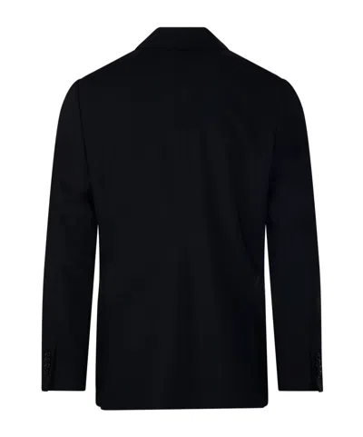 Lardini Single-breasted Blazer In Black