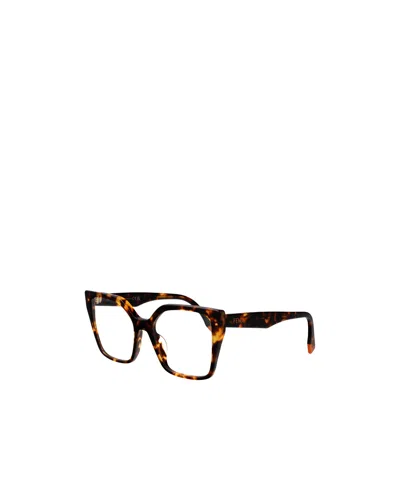 Fendi Eyewear Square Frame Glasses In Multi