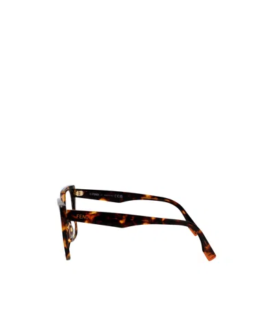 Fendi Eyewear Square Frame Glasses In Multi