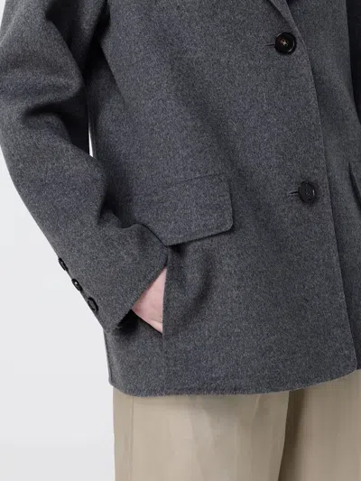 Max Mara Smmelfi Button Single-breasted Blazer In Gray