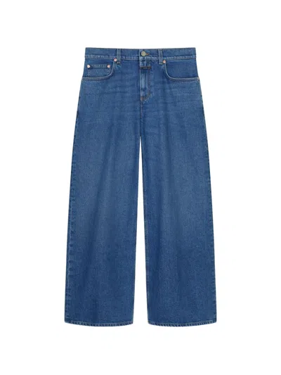 Closed Flared Denim Jeans In Blue