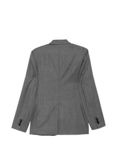 Lardini Single-breasted Virgin Wool Suit In Gray