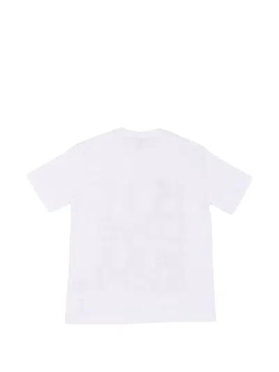 Msgm Graphic T-shirt In White