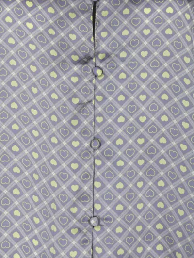 Free People Patterned Drawstring Pajama Set In Gray