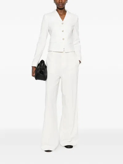 Hugo Boss Button Jacket In White