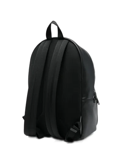 Hugo Boss Zip-pocket Backpack In Black