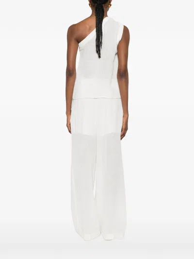 Su Ruffled Blouse In White