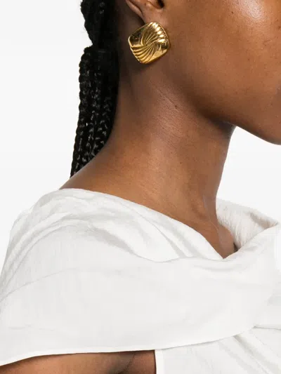 Su Cowl-neck Blouse In White