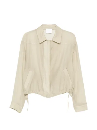 Su Button-up Jacket In Neutral