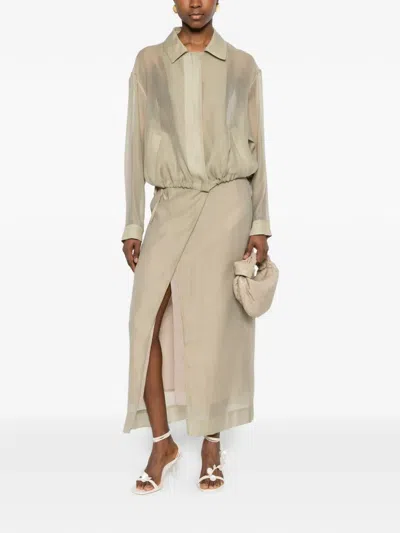 Su Button-up Jacket In Neutral