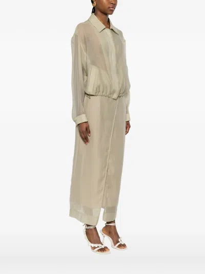 Su Button-up Jacket In Neutral