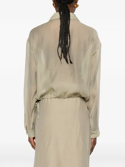 Su Button-up Jacket In Neutral