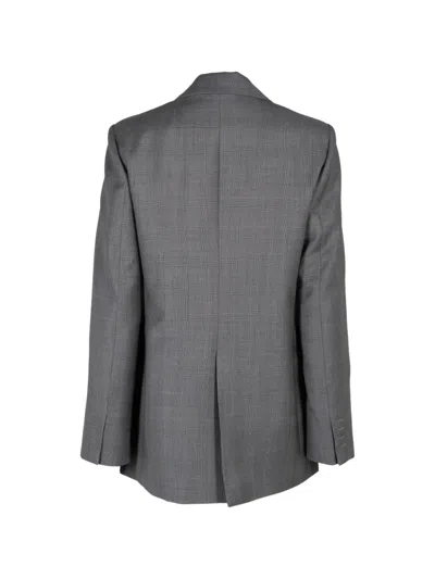Sa Su Phi Andrea Notched-lapel Blazer In Gray