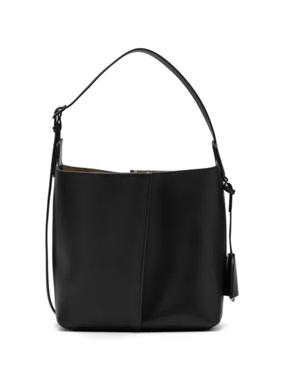 Loewe Medium Bilbao Bucket In Smooth Leather Skin For Woman In Black