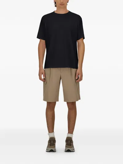 Herno Jersey Knit Effect T-shirt In Black