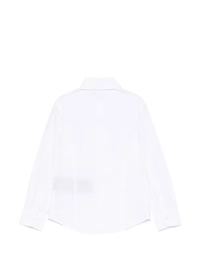 Balmain Embroidered Shirt In White