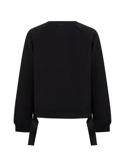 Herno Long-sleeve Sweatshirt In Black