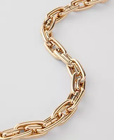 Ann Taylor Chunky Chain Necklace In Orange
