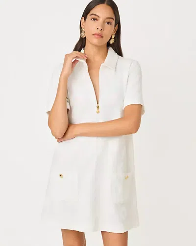 Lilly Pulitzer Brayton Short Sleeve Terry Cover-up In White