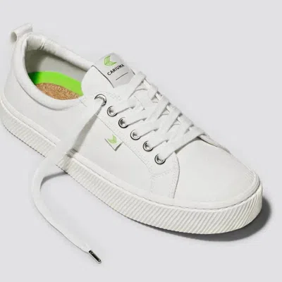 Cariuma Oca Low 100103w01w Sneaker Women Off-white Canvas Casual Shoe Hawk1674 In Animal Print