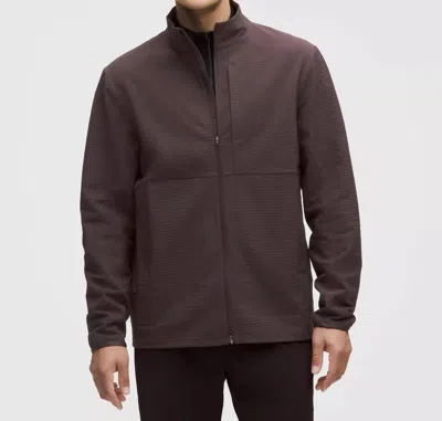 Lululemon Grid Fleece Full-zip Jacket In Sequoia In Brown