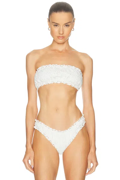 Juillet Lee Bikini Top In White