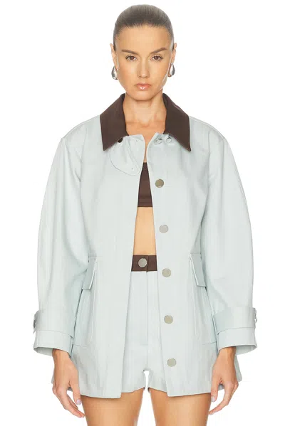 Matthew Bruch Cargo Barn Jacket In White